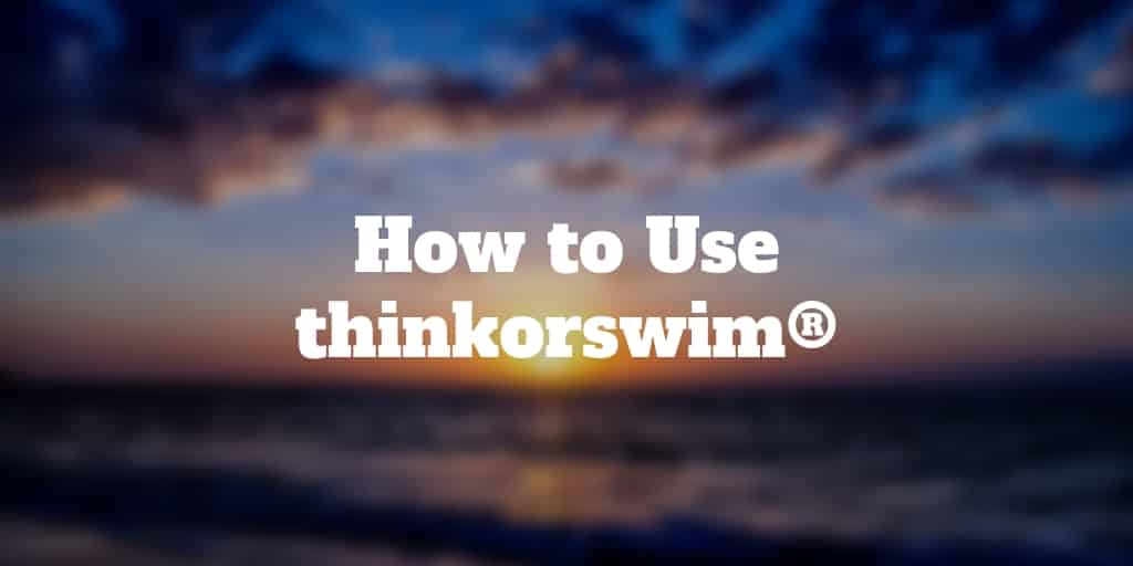 Thinkorswim mac download free