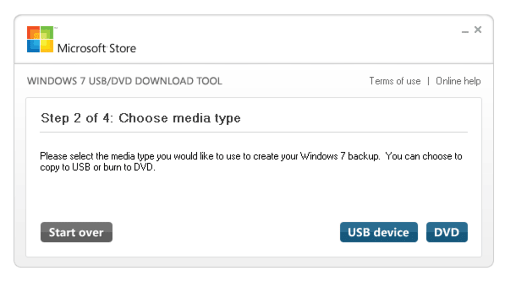 Windows usb/dvd download tool para mac